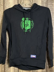 Boston Celtics Women’s Hoodie Sweatshirt NBA Combine Black Green Small - Picture 1 of 9