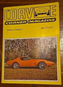 Corvette Corner Magazine May 1977 Back Issue Vintage Vol. 2 Number 8 Mint - Bild 1 von 2