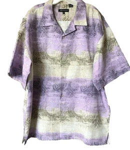 Montique Button Langarm Hemd Polynesian Hawaiian Herren XXL - Bild 1 von 10