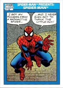 1990 Impel Marvel Universe #149 Spider-Man Presents: Spider-Man - Picture 1 of 3