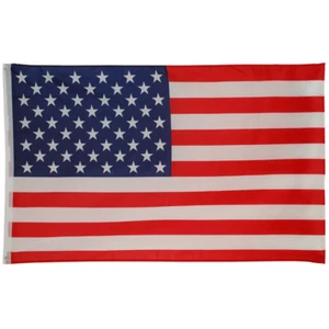 USA American Stars Stripes America National 5 x 3FT Fan Supporter Flag 4th July - Picture 1 of 3