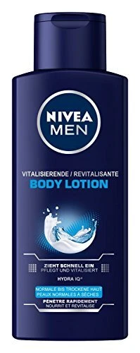 BODYLOTION Nivea Men Loción Corporal Vitalizante, Revitalizante, Pack de 4 (4 x 250 ml)