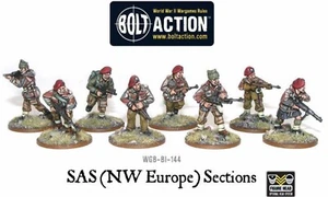 28 mm Warlord Games British SAS (NUEVO Europa) Sección Perno Acción Nuevo en Caja - Imagen 1 de 3