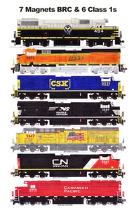 Belt Railway of Chicago and Connecting Railroads 7 magnets Andy Fletcher - Picture 1 of 1