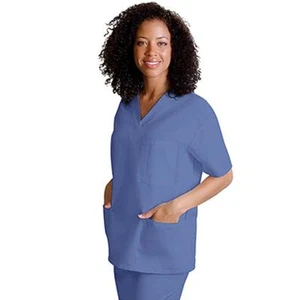 Uniformes de techo azul liso para enfermeras 601 unisex Nuevo - Imagen 1 de 6