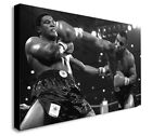 Mike Tyson Boxing - CANVAS WALL ART Framed Print - Various Sizes