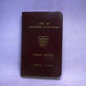 Anuario del Ayuntamiento de Kingston Upon Hull 1981-1982 diario de bolsillo sin usar - Imagen 1 de 6