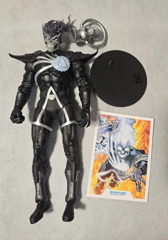 McFarlane DC Multiverse DEATHSTORM BLACK LANTERN 7 Inch Action Figure Firestorm Cover