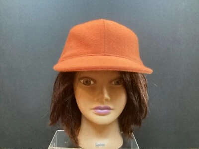 kate spade saturday Let Loose!  cap hat orange wool blend OS - Image 1 of 4