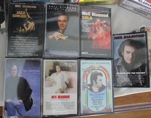 7 NEIL DIAMOND Cassette Tape Albums - VG Condition - Picture 1 of 2