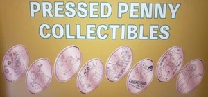 Disneyland Tianas Bayou Abenteuer gepresster länglicher Penny 8er Set Eröffnungstag - Bild 1 von 3