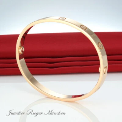 Cartier Armreif Love Roségold 750 Größe 18 2019 Gold Herren Armband - Bild 1 von 4