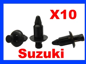 For Suzuki 10 motor cycle fairing panel trim rivet fastener clips - Picture 1 of 8