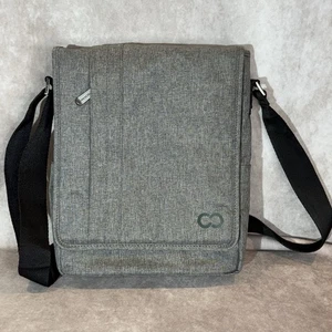 CaseCrown Campus North VERTICAL MESSENGER BAG Crossbody  Grey Tablet Laptop - Picture 1 of 13
