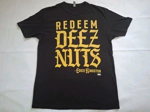 AEW Wrestling Eddie Kingston "Redeem Deez Nuts" Official Next Level T-Shirt LG - Picture 1 of 4
