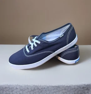 Keds Champion Canvas Schnürschuhe Sneaker Turnschuhe Damen WF34200 Gr. 7 dunkelblau - Bild 1 von 9