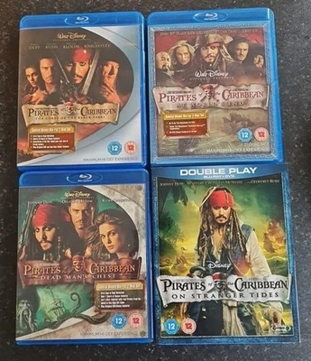 Blu Ray Bundle Disney x 4, Pirates of the Caribbean - Image 1 of 2