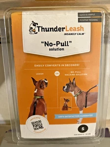 ThunderLeash No-Pull Solution Dog Leash - Black and Blue Size Small NEW - Picture 1 of 6