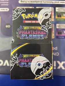 16 Half Booster Boxes Of Pokemon Mega evolution Phantasmal Flames (CHECK Q&A) - Picture 1 of 6