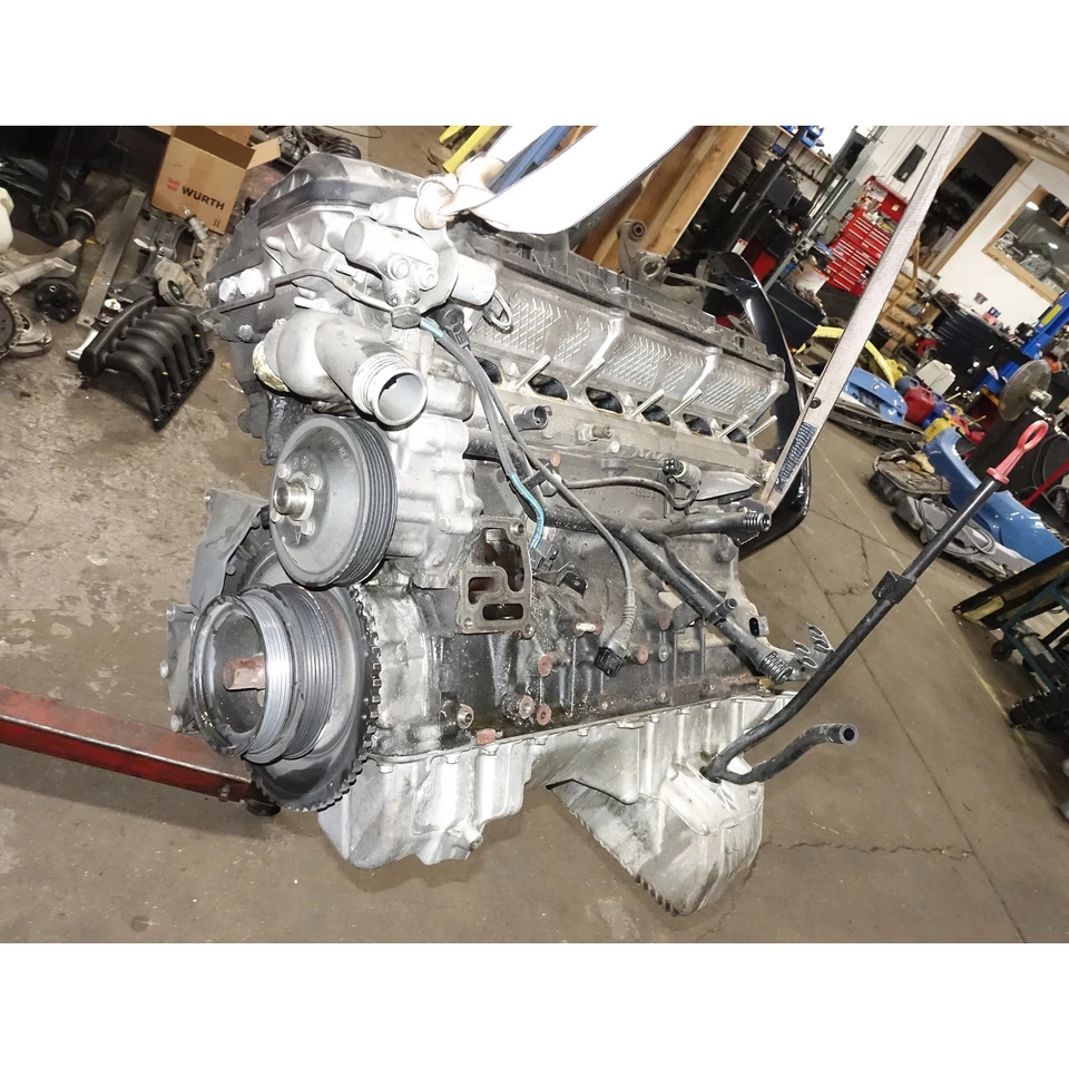 Bloque de montaje del motor 98-00 BMW E36 M Z3 Roadster cupé M3 S52 6 cilindros S52B32 OEM Foto 1 de 4