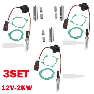 3Set 12V 2KW Glow-Plug Repair Kits For Eberspacher Airtronic Parking Heater US - Bild 1 von 11