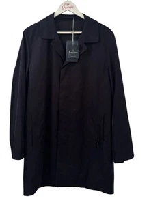 Aquascutum Aqua Mac Men's Navy Blue Jacket ~ Size Small ~ Brand New with Tags - Picture 1 of 15