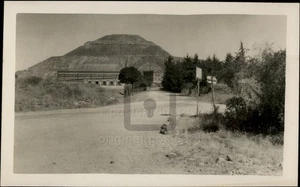 Mexico RPPC Teotihuacan Pyramid of the Sun Real Photo Postcard - Picture 1 of 5