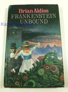 Vintage 1973 First Edition Book Frankenstein Unbound Brian Aldiss HBDJ Sci-Fi - Foto 1 di 18