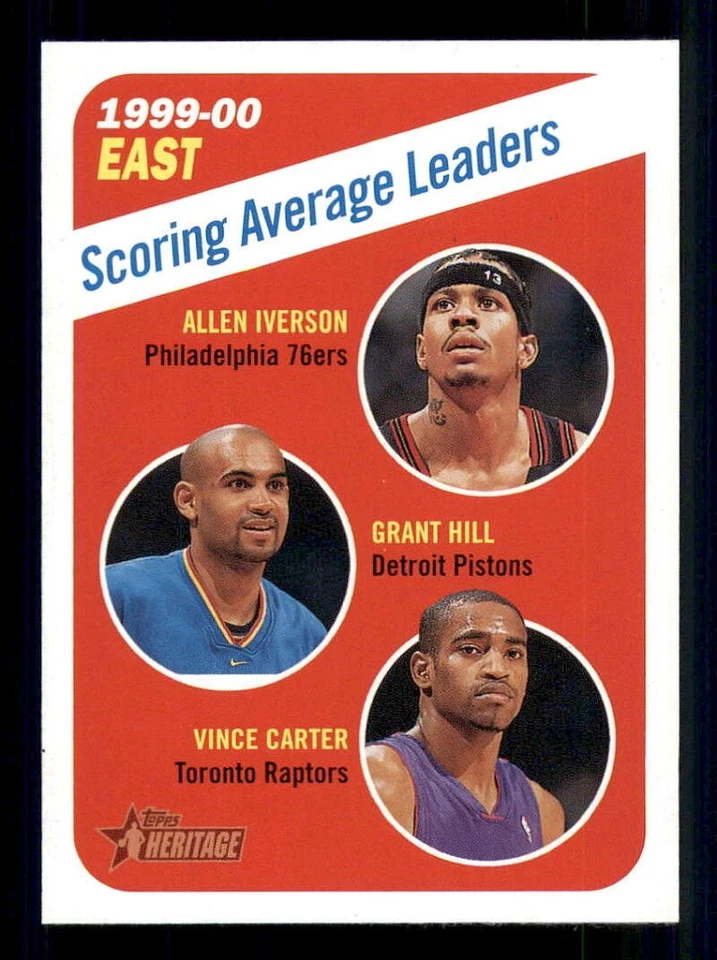 Base de baloncesto Topps Heritage 2000-01 individuales #1-233 tú eliges Foto 1 de 1