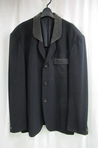 Vintage 1988 SS Yohji Yamamoto Pour Homme Eyelet Jacket Outer Mens Size M - Picture 1 of 10