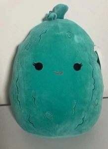 Peluche Squishmallows 14'' Marilyn verde smeraldo sottaceto - Foto 1 di 11