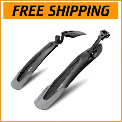 Juego de guardabarros de bicicleta ligero ajustable para bicicletas de 24-29 pulgadas - Protector contra salpicaduras Foto 1 de 4