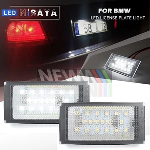 White LED License Plate Lights Error Free for BMW E46 M3 Coupe 1998-2003 Pre-LCI - Picture 1 of 10