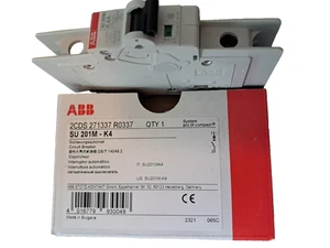 🔌 ABB SU201M‐K4 / 2CDS271337R0337 4A Interruttore Miniatura Curva K‐ NUOVO - Foto 1 di 1