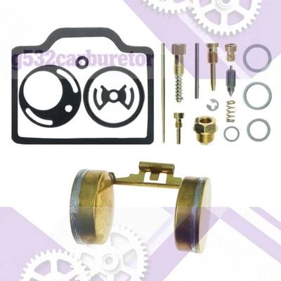 Carburetor Rebuild Repair Kit & float FOR CA77 CA 77 Dream Touring 305-US STOCK Foto 1 de 4