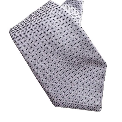 Nordstrom 100% silk purple shimmer paisley neck tie 3.5” w - Image 1 of 4