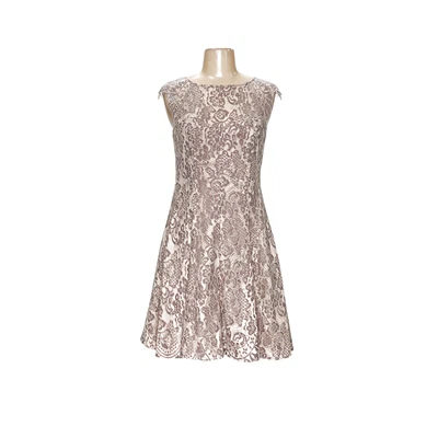 Vestido midi envolvente beige Eliza J 6P Foto 1 de 4