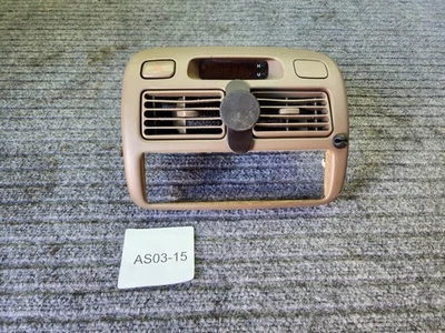 1998-2002 Toyota Corolla Center Dash Radio Bezel AC Air Vents Cover OEM Foto 1 de 4