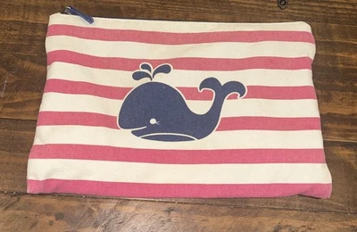 陶器谷仓儿童鲸鱼条纹拉链袋iPad平板电脑9英寸x13.5英寸 — 第 1/4 张图片