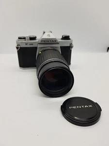 Asahi Pentax K1000 SLR with 200mm f/4 Lens - Near Mint Condition - Picture 1 of 7