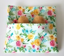 Microwavable Potato Bag, Cooking Bag, Potato/Corn Bag ~ 'Blossoms' Pattern