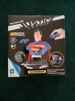 DC Comics Justice League Superman 3D Puzzle 72 Pieces The New 52 New - Image 1 of 4