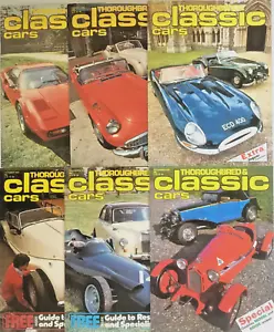SIX issues of Thoroughbred & Classic Cars Magazine July to December 1978 - Picture 1 of 4