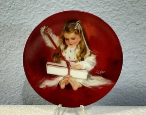 1987 Pemberton & Oakes Donald Zolan Miniature Plate A Gift for Laurie 3.25" EUC - Picture 1 of 2