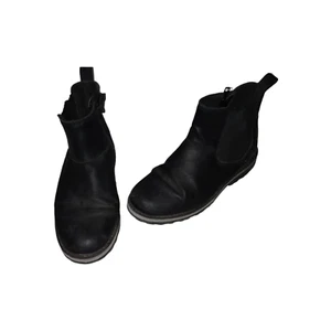 Timberland Black Zip up Boots Size 4 - Picture 1 of 6