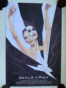 Mondo Black Swan Druck Poster von Jack Hughes XXX/225 - Bild 1 von 6