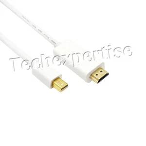 Thunderbolt (1 & 2) Mini DisplayPort Mini DP to HDMI Cable M/M for Surface / Pro - Picture 1 of 2