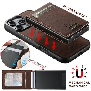 Für Samsung Galaxy S25 Ultra S24 S23 S22 2 in 1 Magnet PU Leder Wallet Case - Bild 1 von 25
