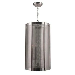 Xena Collection 4-Light Brushed Nickel Indoor Pendant (WI894437) by World Import - Picture 1 of 1