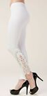 new VOCAL EMBELLISHED LEGGINGS sexy slimming white SM-XXL pants crystals skinny